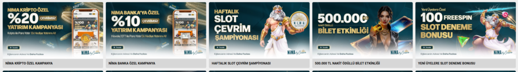 Nimacasino Bonus